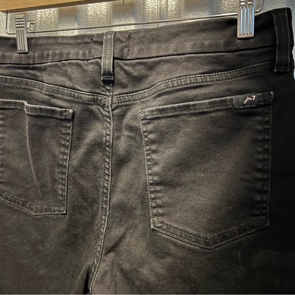 Jen7 7 for all Mankind petite ankle skinny black jeans size 12 women - Picture 15 of 16